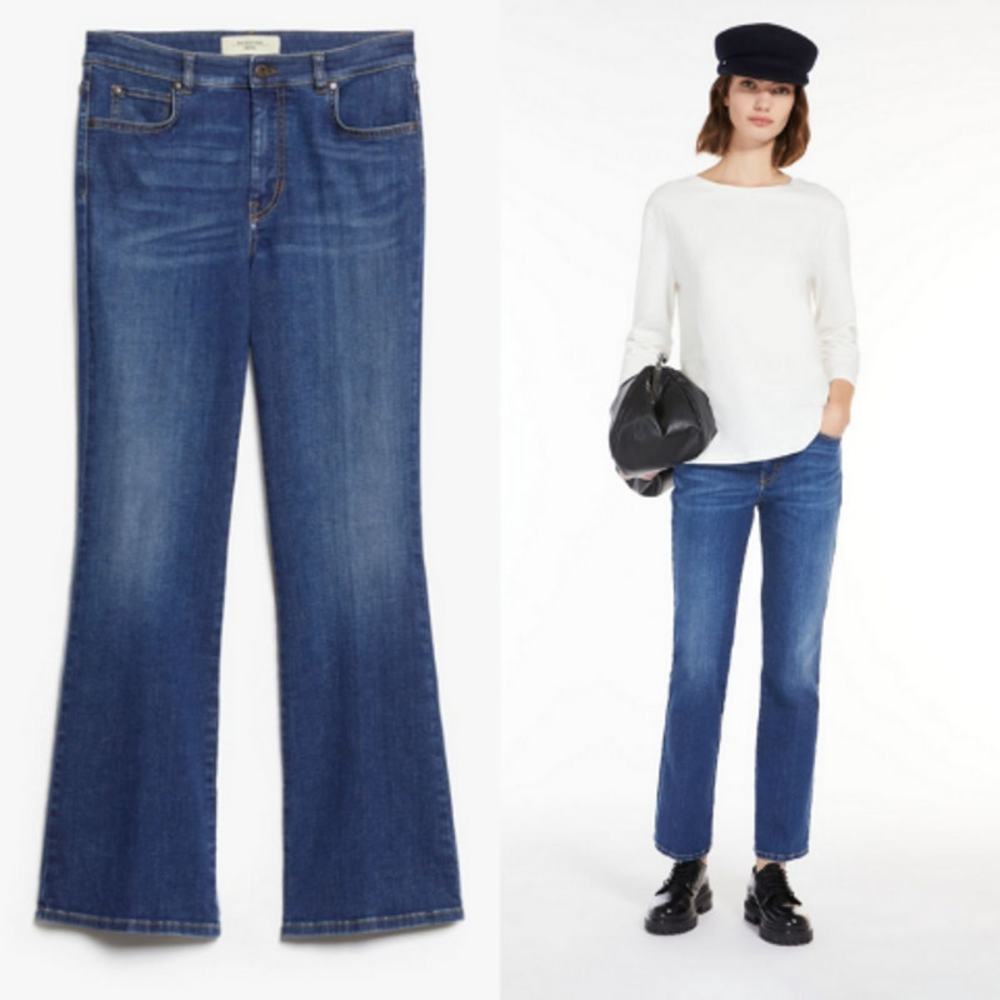 Max Mara Weekend Comfortable Denim Cropped Jeans US 2